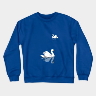 Swans on the lake Crewneck Sweatshirt